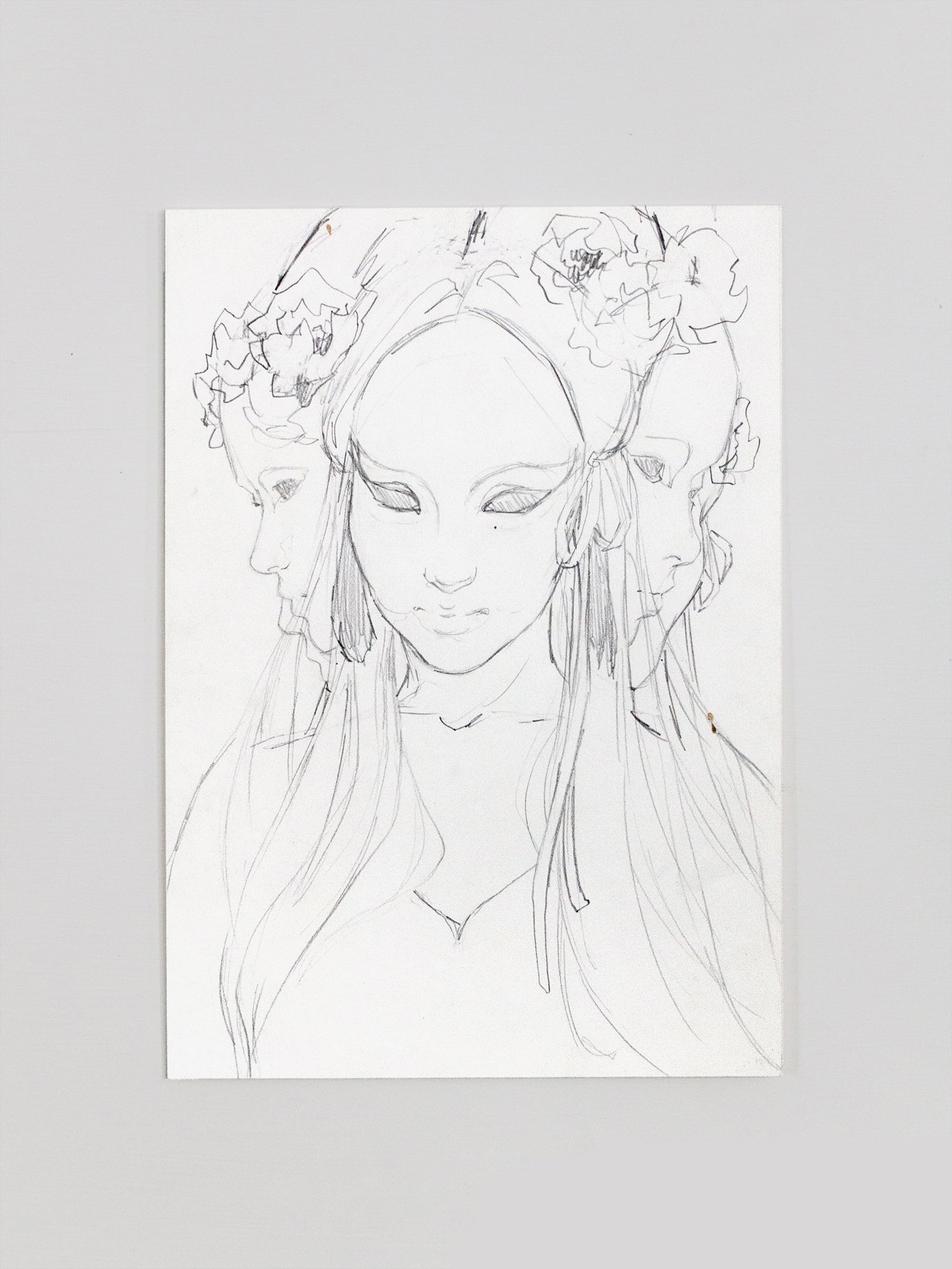 Agnes-Cecile omniscience sketch (18x25 cm) 