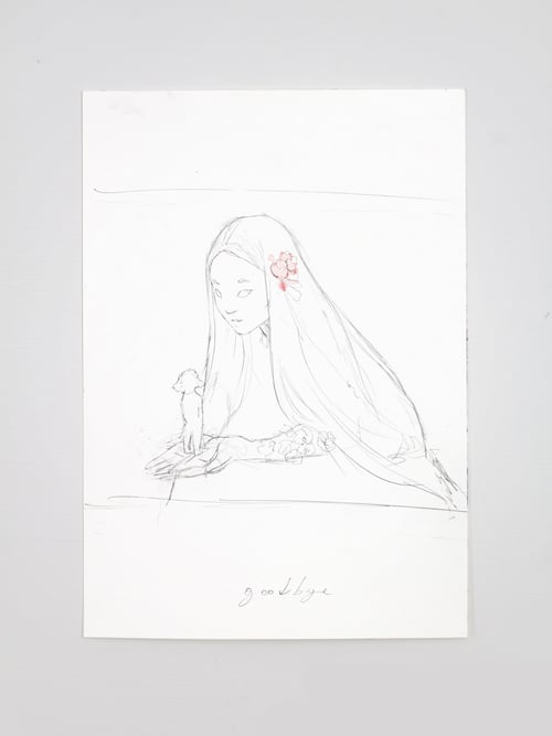 Image of goodbye sketch (17x25 cm)