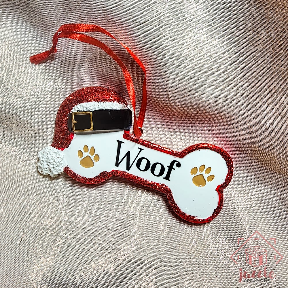 Image of Dog Bone Christmas Ornaments