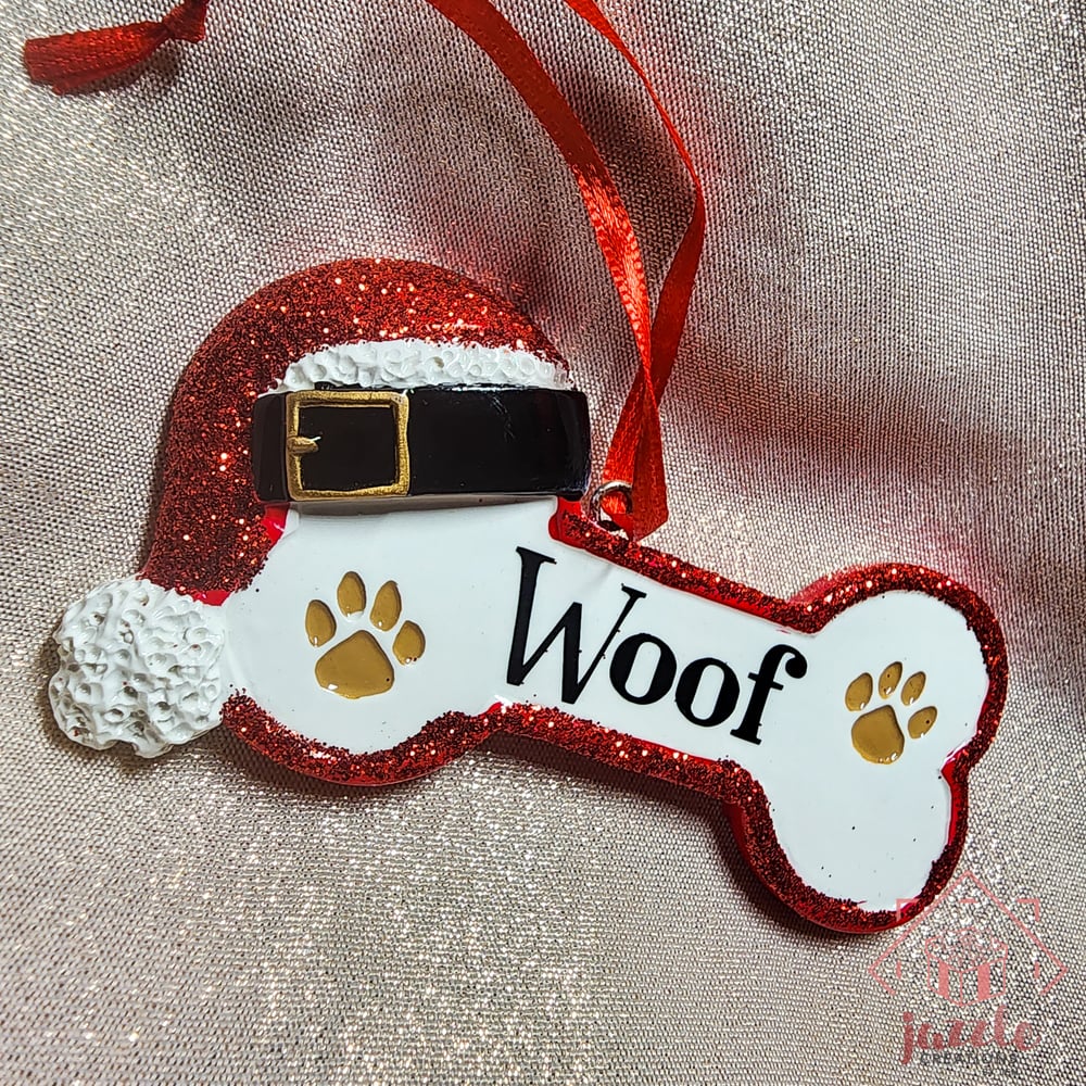 Image of Dog Bone Christmas Ornaments