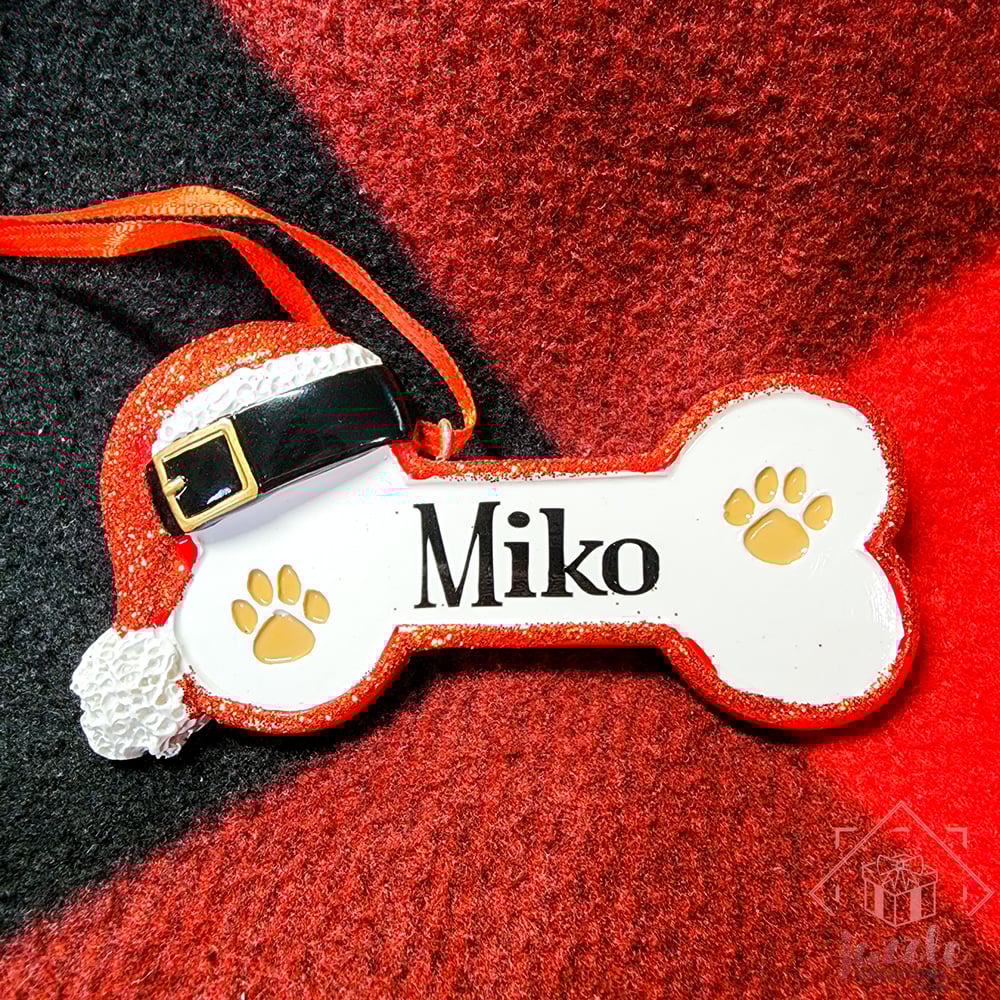 Image of Dog Bone Christmas Ornaments
