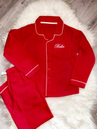 Image 1 of Luxury Traditional Style Personalised Children's Pyjamas