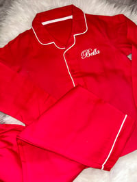 Image 2 of Luxury Traditional Style Personalised Children's Pyjamas