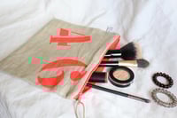 Image 4 of Pochette en lin naturel