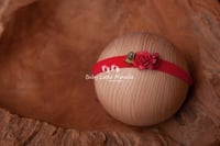 Little rose headband red