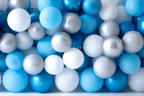 Image of BLUE BALLOON WALL