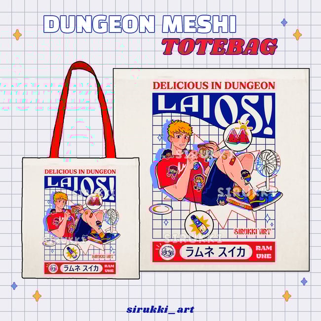 Dungeon Meshi totebag