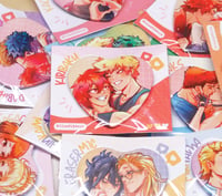 Image 4 of [NEW] MHA Ships - Heart button pins