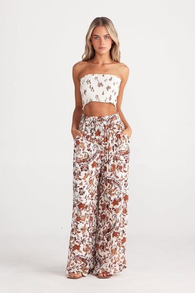 Image of Freedom Pant. Marbella Print. By Talisman the Label 