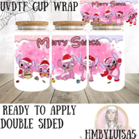 Merry Stitch Double Sided UVDTF cup wrap 