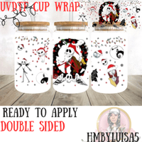 Image 1 of Sandy Claws Double Sided UVDTF cup wrap
