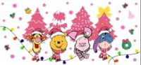 Image 2 of Pooh and friends Holiday UVDTF cup wrap