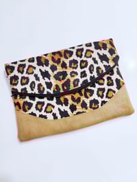 Image of Animal Print Clutch Handbag