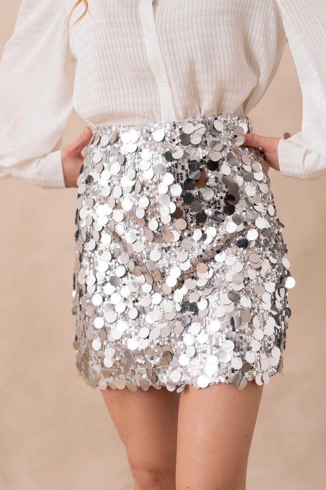 Image of Sequin Skirt