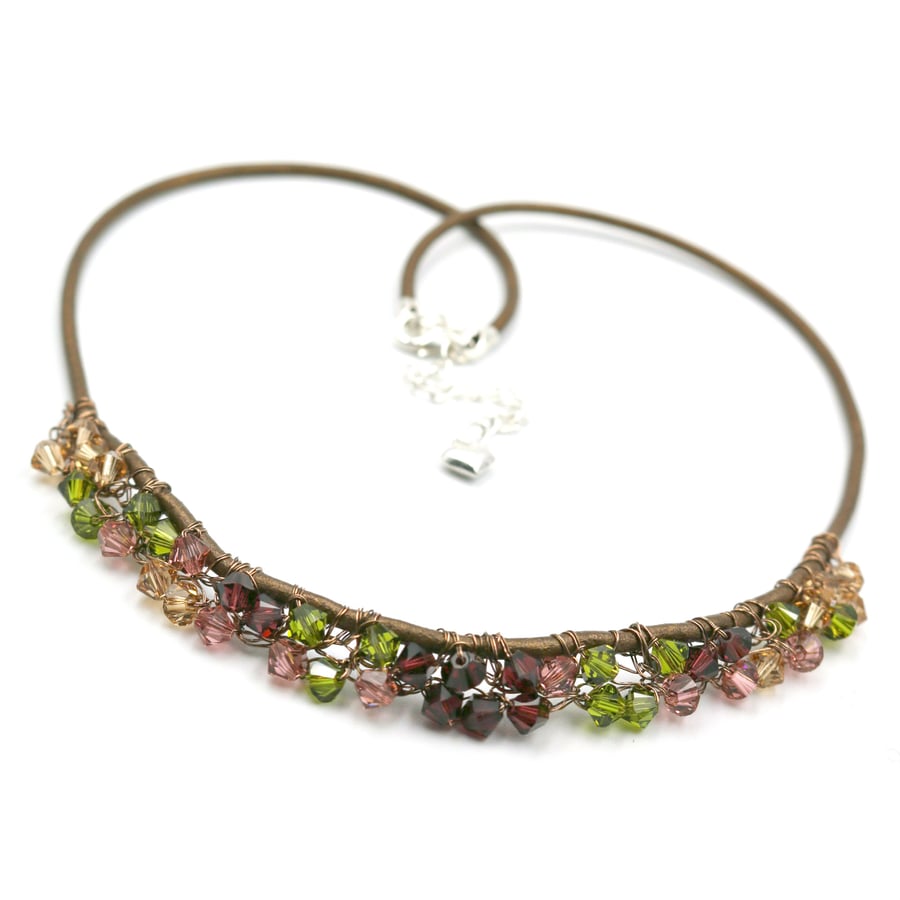 Image of MOSAIC NECKLACE - Autumn