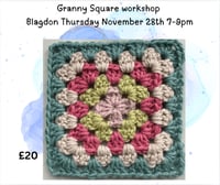 Image 1 of Blagdon Granny Square workshop Thursday November 28th 7-9pm