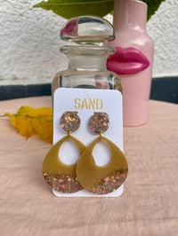 Romy camel paillettes