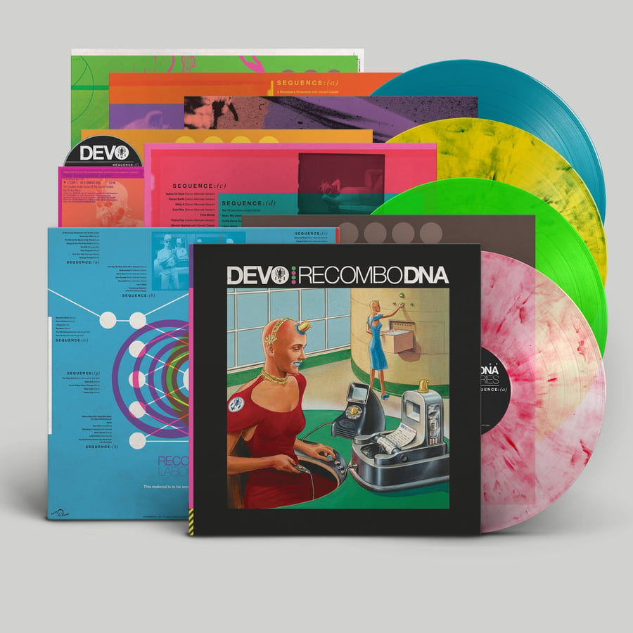 Image of <h4>DEVO</h4><h5>Recombo DNA 4xLP + 3”CD</h5><h6>Big Mess Vinyl</h6>