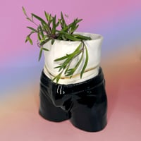 Image 4 of Jock & Filthy Sweatpants Planters w/22Kt Gold