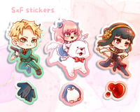 Image 5 of Spy x Family - Lanyard charms and stickers