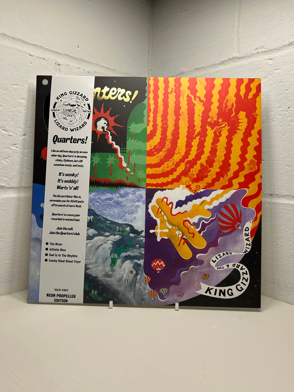 Image of King Gizzard and the Lizard Wizard - Quarters! - Neon Propeller Edition