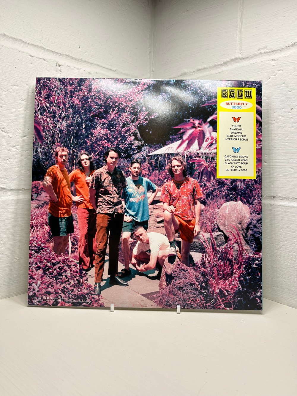 Image of King Gizzard and the Lizard Wizard - Caterpillar Red Wax - Butterfly 3000 (ENGLISH) Vinyl