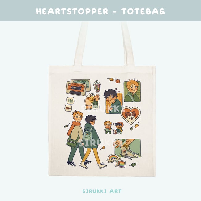 Heartstopper totebag