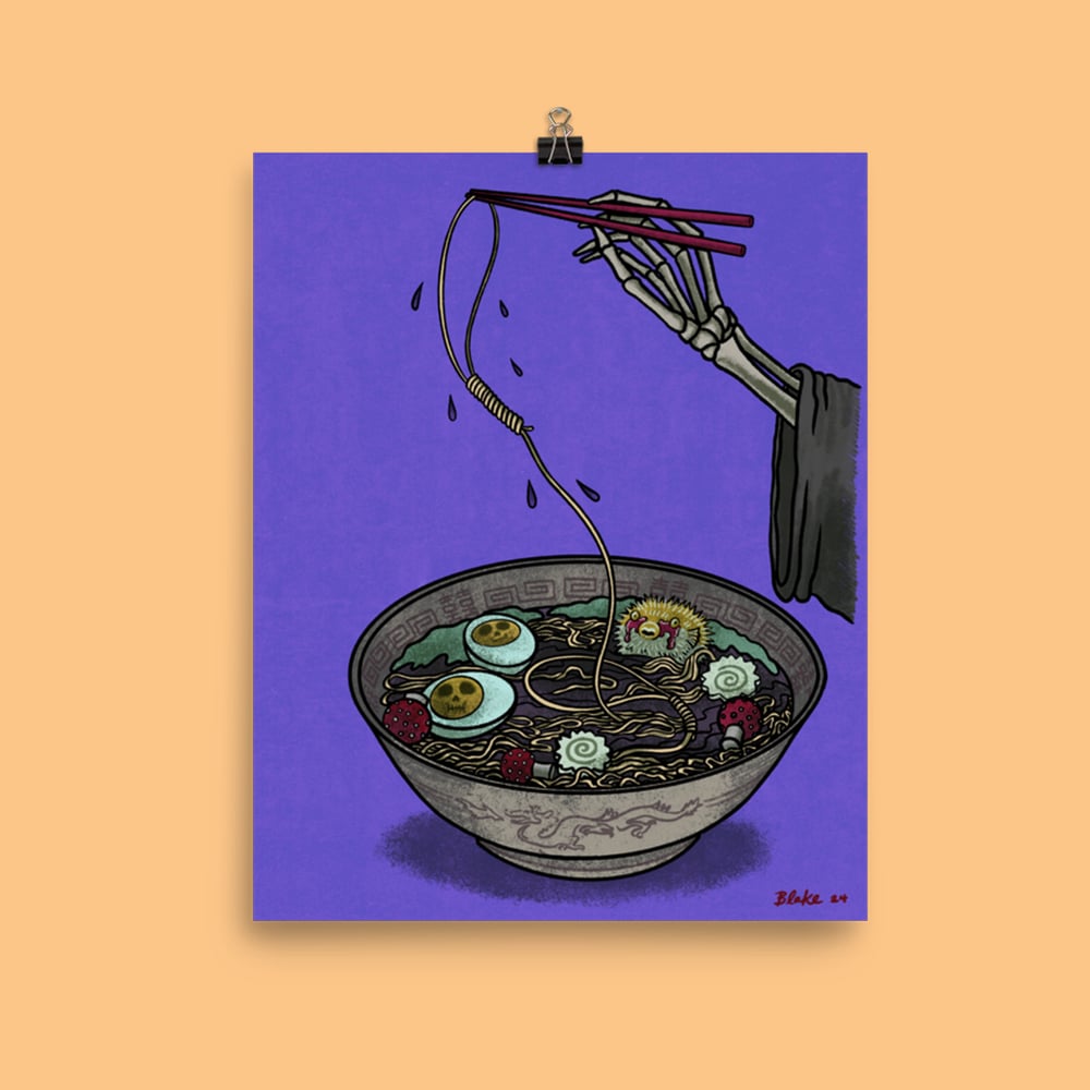 Image of Death Ramen Print