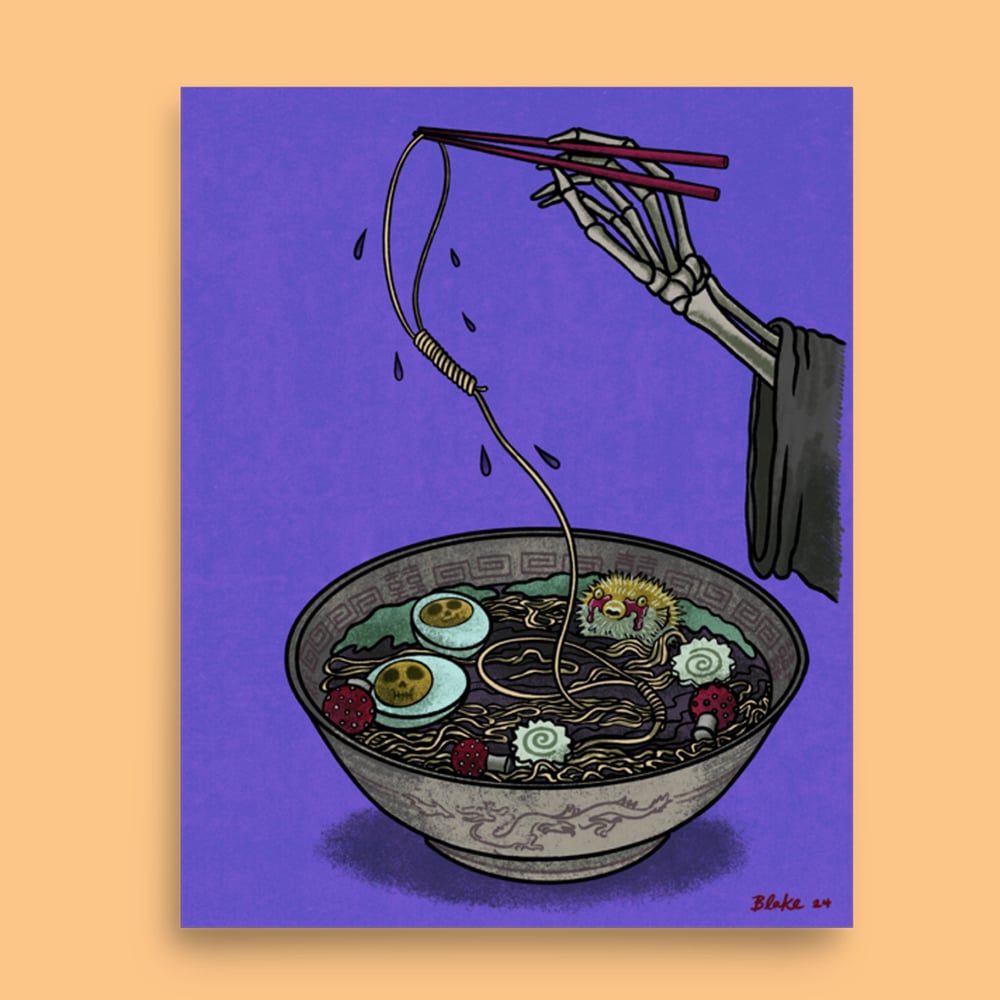 Image of Death Ramen Print