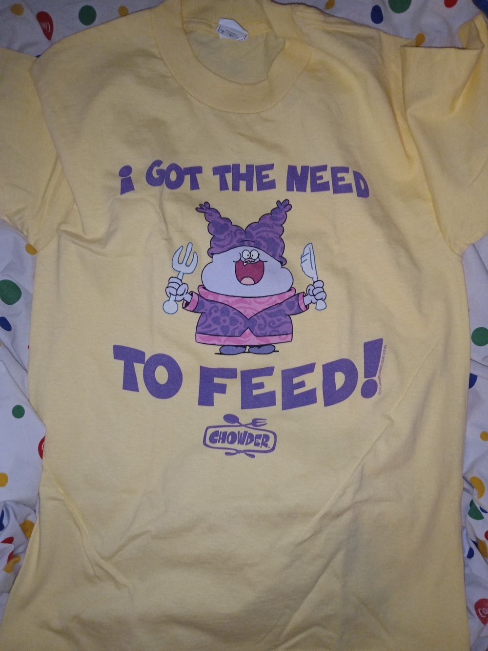 2012 cartoon network chowder shirt