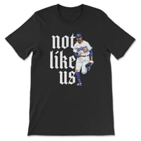 "Mookie Betts 'Not Like Us' Dodgers T-Shirt – Bold LA Dodgers Fan Gear!"