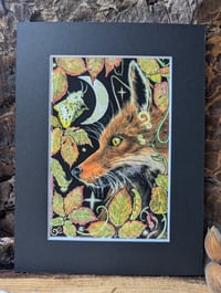 Image 2 of small mounted Autumn moonfox