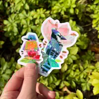 Image 2 of Bird Collage Sticker Set
