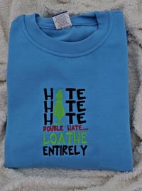 Image 3 of Hate Hate Hate Double Hate Hoodie