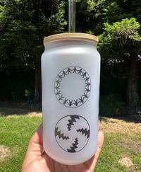 Image 1 of Basket designs Glass Can 