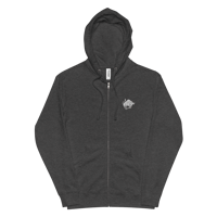 Bull Logo Zip Up Hoodie