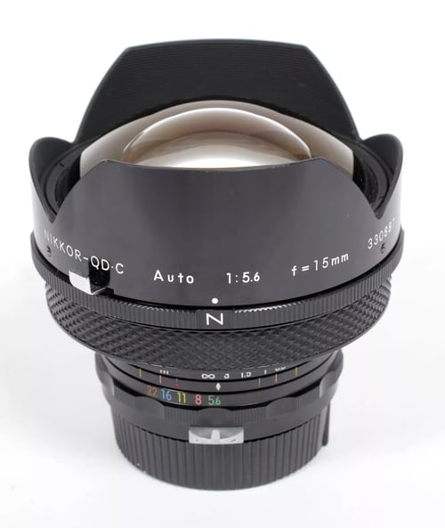 Image of Nikon NIKKOR QD.C Auto 15mm F5.6 lens NON-AI for F mount cameras #4352