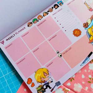 [NEW][LOW STOCK] 🍥 SANJI'S WEEKLY PLANNER 🍥