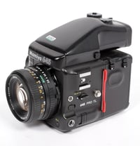 Image 3 of Mamiya Pro TL 645 6X4.5 medium format camera w/ 80mm F2.8 N lens + AE Prism #4361