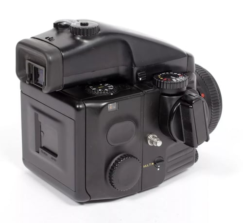 Image of Mamiya Pro TL 645 6X4.5 medium format camera w/ 80mm F2.8 N lens + AE Prism #4361