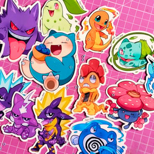 [NEW!] 🦖 TRAINERS AND MONS STICKERS 🦖