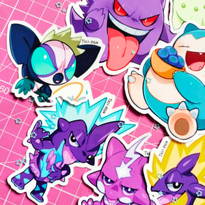 [NEW!] 🦖 TRAINERS AND MONS STICKERS 🦖