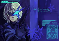 Image 3 of MGS2 RAIDEN PRINT / KEYCHAIN