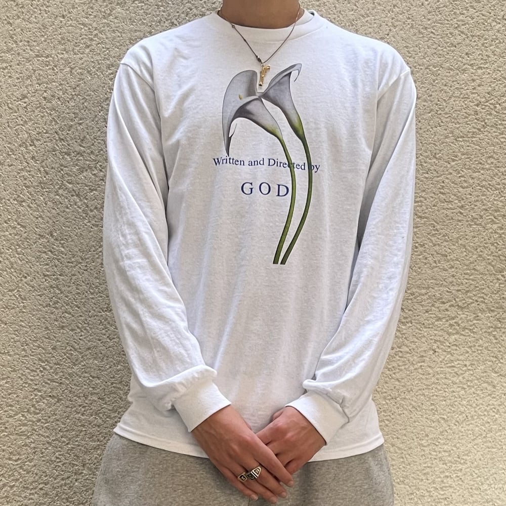 WRITTEN AND DIRECTED BY GOD t-shirt à manches longues