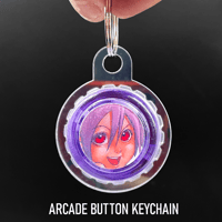 Image 1 of Arcade Button Keychain