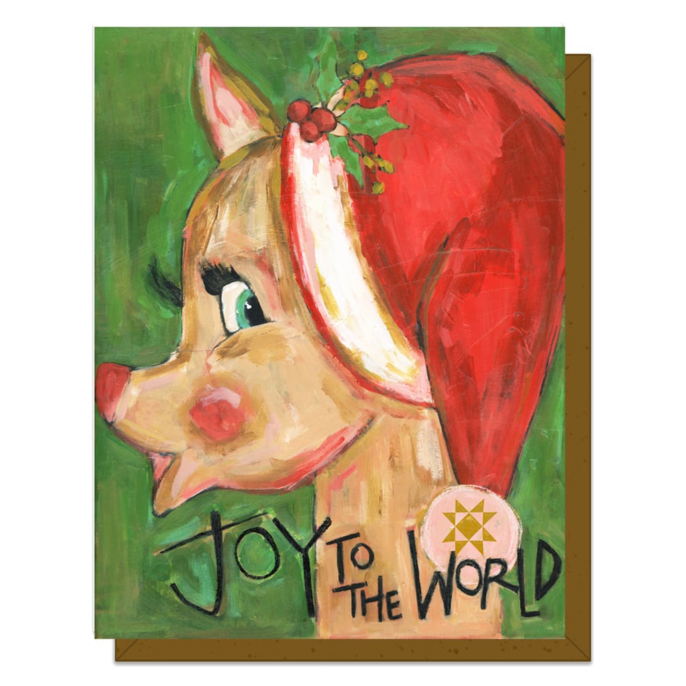 Image of Joy to The World - Quilty Card