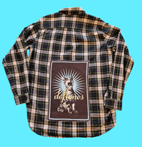 Image 1 of Deftones band flannel size L-tall