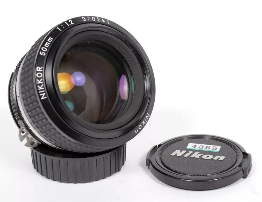 Image of Nikon NIKKOR 50mm F1.2 lens AI-S for all F mount cameras #4365