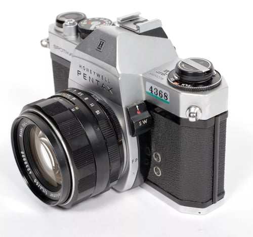 Image of Pentax Spotmatic SPII 35mm SLR Film Camera with SMC 50mm F1.4 #4368