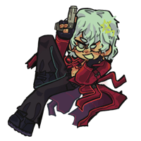 Image 2 of DEVIL MAY CRY KEYCHAINS/STICKERS